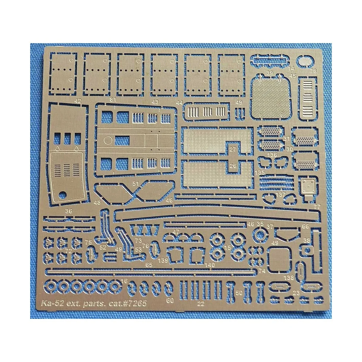 Photo-etched set for Ka-52 helicopter, 1/72 - ACE PE7265