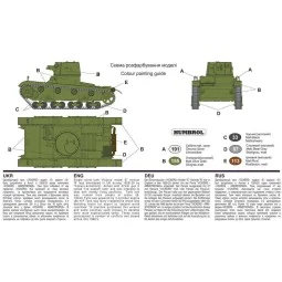 Vickers single turret tank modelE, ver.B, 1/72 - Unimodels UMT619 2