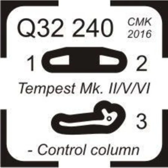 Tempest Mk.II/V/VI-Control column, 1/32 - CMK 129-Q32240