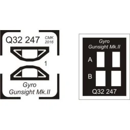 Gyro gunsight Mk.II-for late Tempest and other fighters, 1/32 - CMK... 2