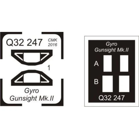 Gyro gunsight Mk.II-for late Tempest and other fighters, 1/32 - CMK...