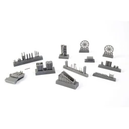 German WWI 7.58cm Leichter Minenwerfer n/A-all resin kit, 1/35 - CM... 2