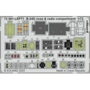 B-24D nose & radio compartment for Airfix - Eduard Accessories 73861
