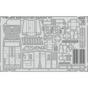 B-24D nose & radio compartment for Airfix, 1/72 - Eduard Accessorie...