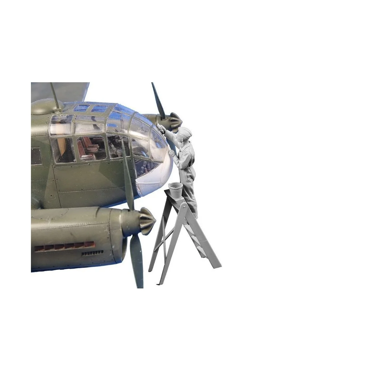 Siebel Si 204/Aero C-3 Rigger (prop maintenance), 1/48 - CMK 129-F4...