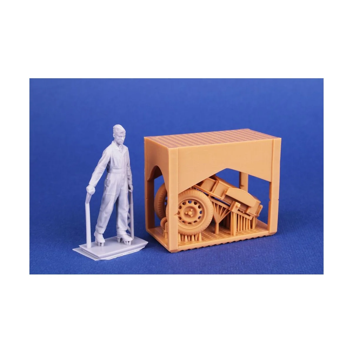 RAF Mechanic with Accumulator Trolley, 1/48 - Special Hobby 129-F48405