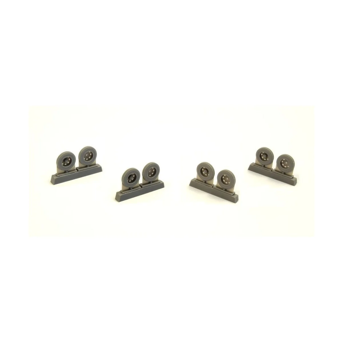 Biber Trailer Wheels f.Secial Armour kit, 1/72 - CMK 129-B72102