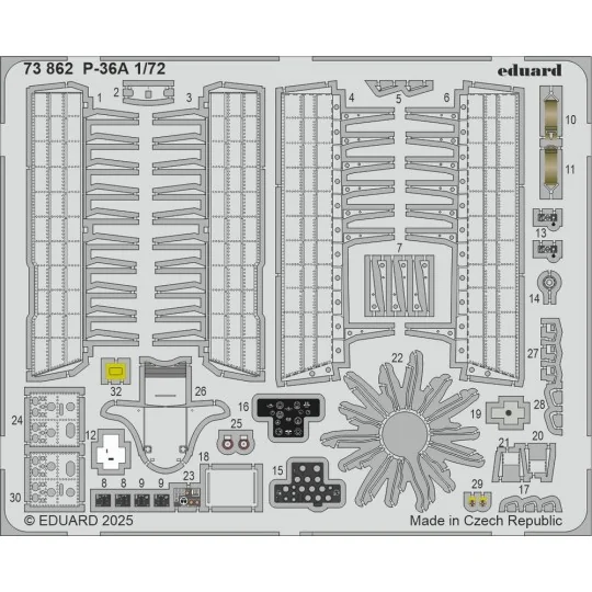 P-36A for Arma Hobby - Eduard Accessories 73862