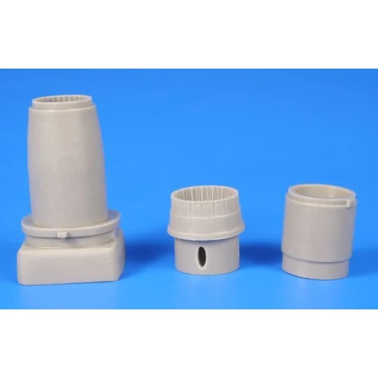 Mirage F.1-1/72 Afterburner Unit a.Engin Nozzle, 1/72 - CMK 129-Q72252