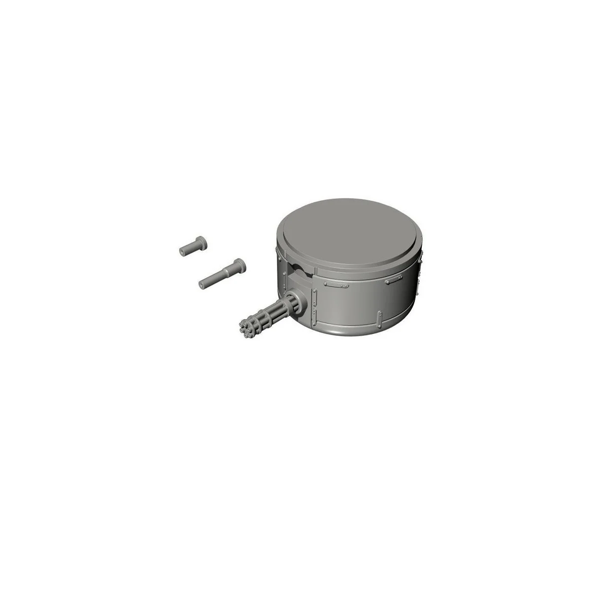 AH-1G Early-Emerson Electric TAT-102 single weapon turret f.SpecHob...