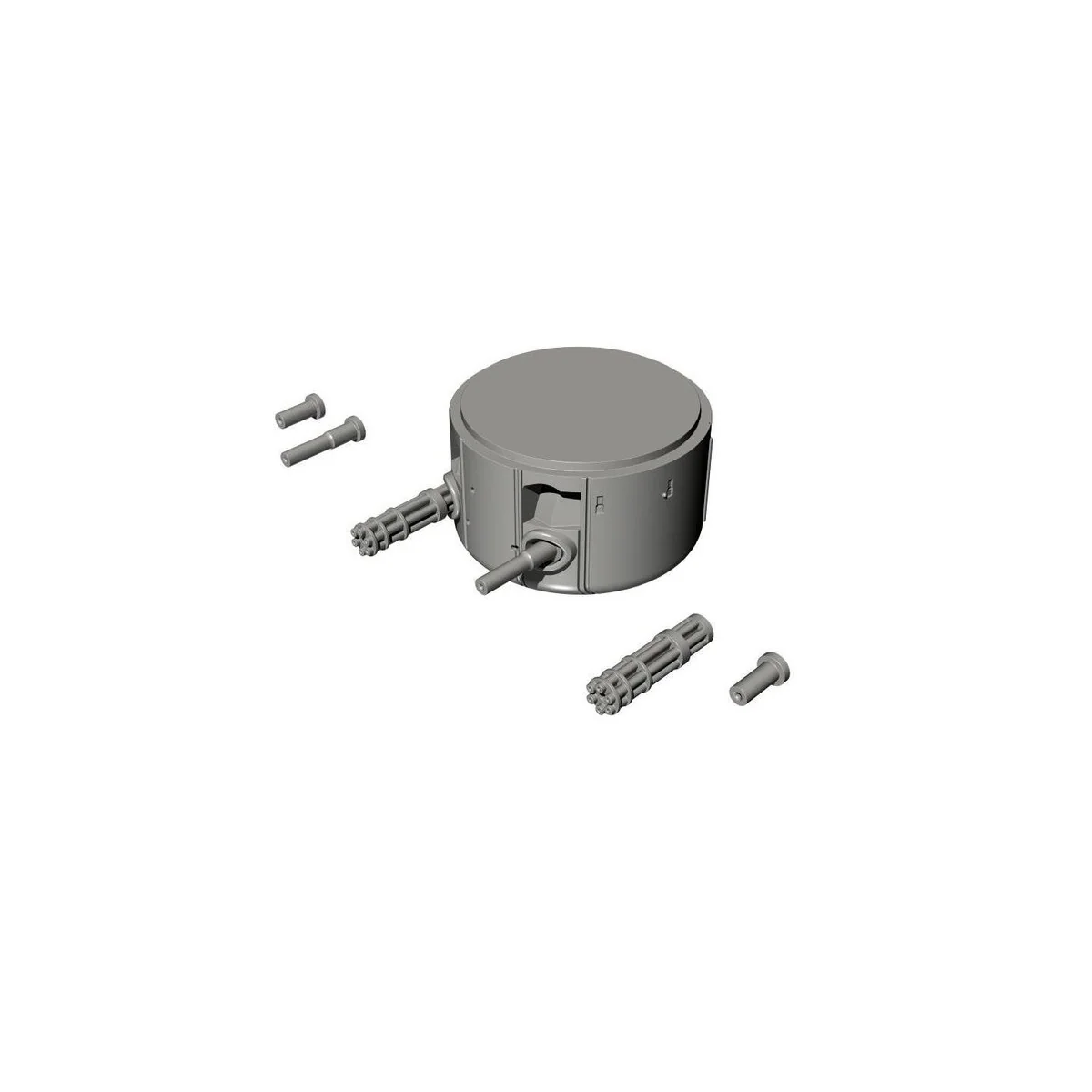 AH-1G-Emerson Electric M28(dual weapon) turret for SpecialHobby/Rev...