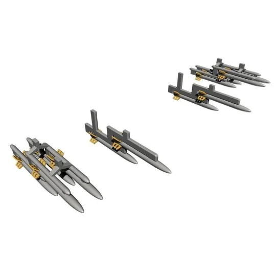 IAF Fouga Magister (a.othed planes)-IMI 80mm unguided rockets, 1/72...