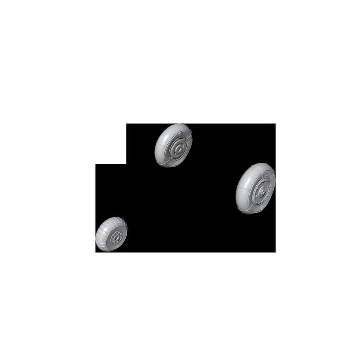 Heinkel He 162A Wheels, 1/72 - CMK 129-Q72362