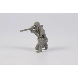 American soldier with M18 47mm Recoilles Rifle (Bazooka), late WWII...