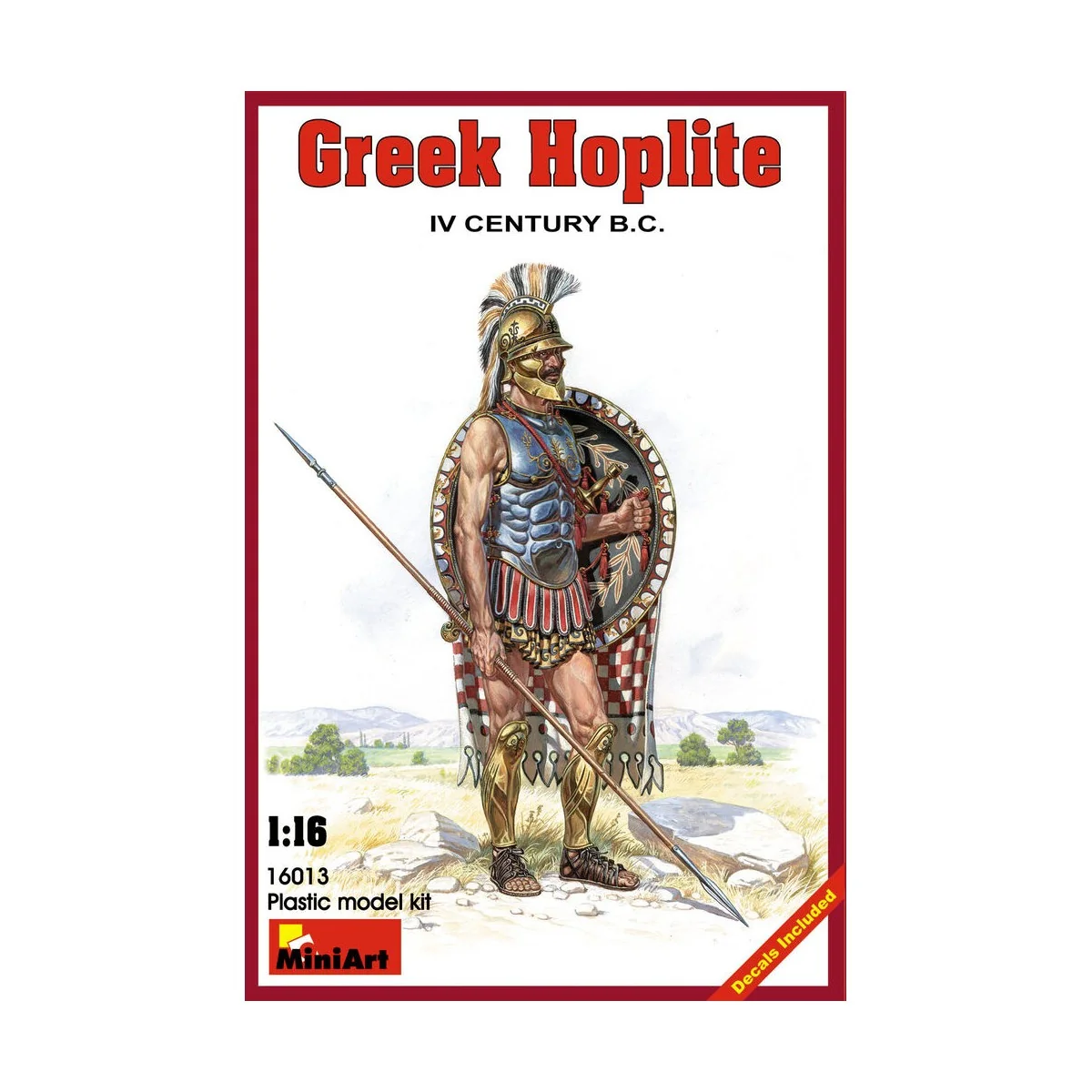 Greek Hoplite. IV c. B.C., 1/16 - MiniArt 16013