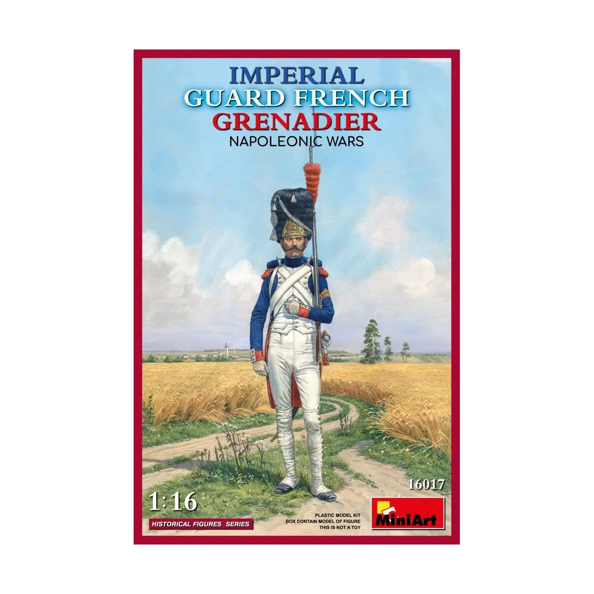 Imperial Guard French Grenadier. Napoleonic Wars, 1/16 - MiniArt 16017