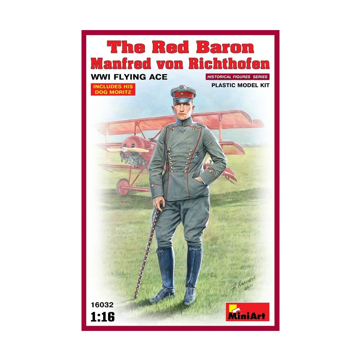 Red Baron. Manfred von Richthofen.WW1 Flying Ace, 1/16 - MiniArt 16032