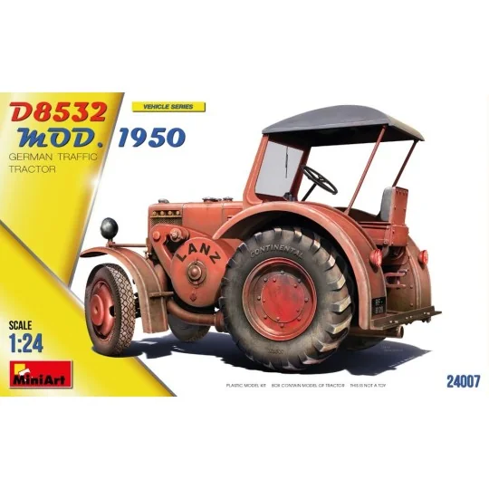 German Traffic Tractor D8532 Mod.1950, 1/24 - MiniArt 24007