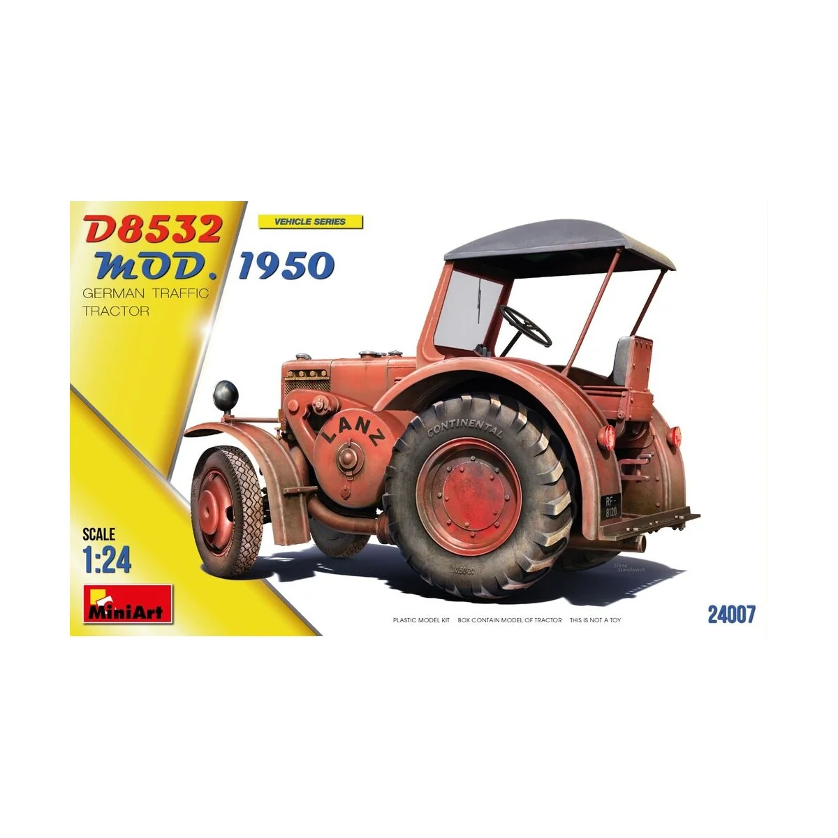 German Traffic Tractor D8532 Mod.1950, 1/24 - MiniArt 24007