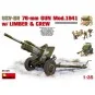 USV-BR 76-mm Gun Mod.1941 w/Limber & Crew, 1/35 - MiniArt 35129