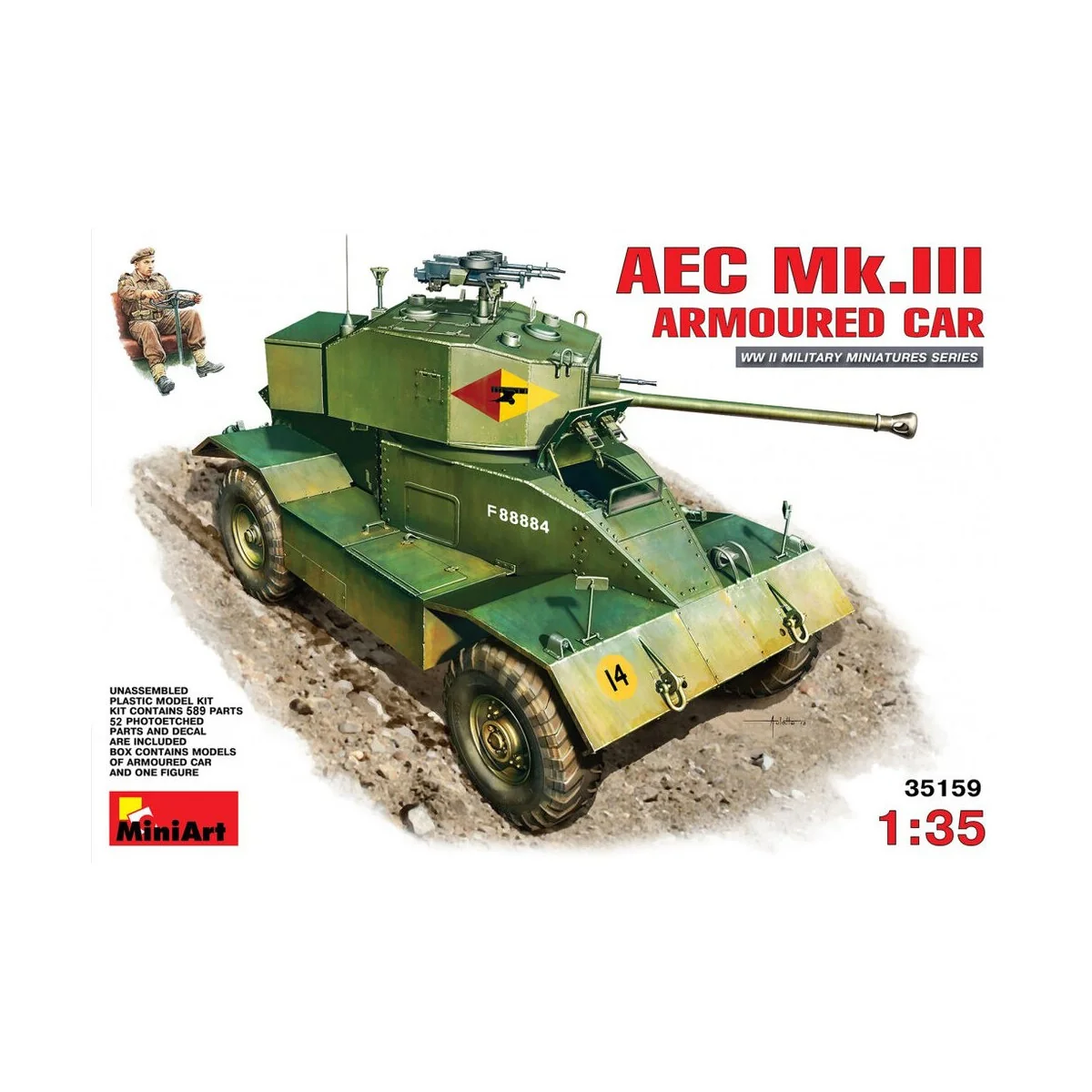 AEC Mk 3 Armoured Car, 1/35 - MiniArt 35159
