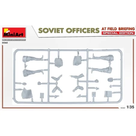 SOVIET OFFICERS AT FIELD BRIEFING. SPECIAL EDITION, 1/35 - MiniArt ...