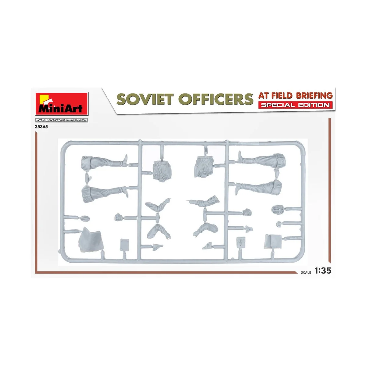 SOVIET OFFICERS AT FIELD BRIEFING. SPECIAL EDITION, 1/35 - MiniArt ...