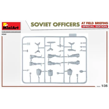 SOVIET OFFICERS AT FIELD BRIEFING. SPECIAL EDITION, 1/35 - MiniArt ...