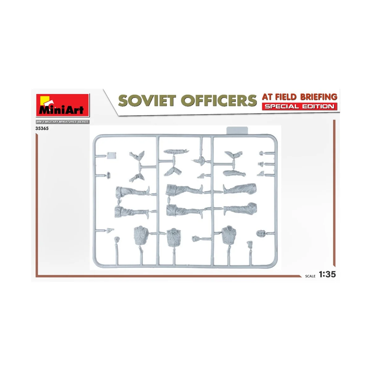 SOVIET OFFICERS AT FIELD BRIEFING. SPECIAL EDITION, 1/35 - MiniArt ...
