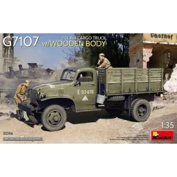 1, 5t 4x4 G7107 Cargo Truck w/Wooden Body, 1/35 - MiniArt 35386