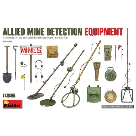 Allied Mine Detection Equipment, 1/35 - MiniArt 35390