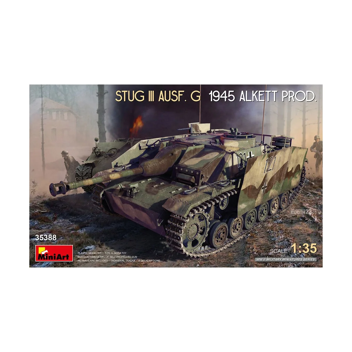 StuG III Ausf. G 1945 Alkett Prod., 1/35 - MiniArt 35388
