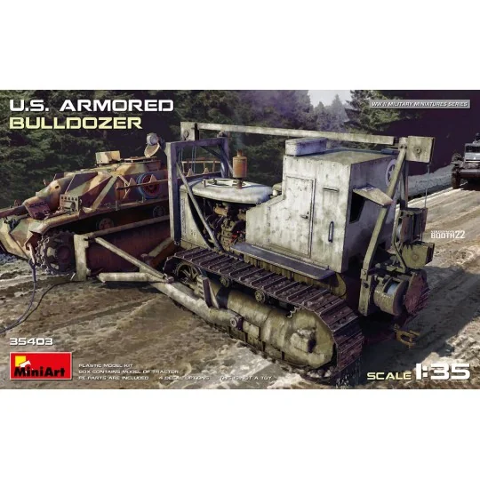 U.S. Armored Bulldozer, 1/35 - MiniArt 35403