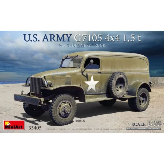 U.S. Army G7105 4x4 1, 5 t Panel Van, 1/35 - MiniArt 35405