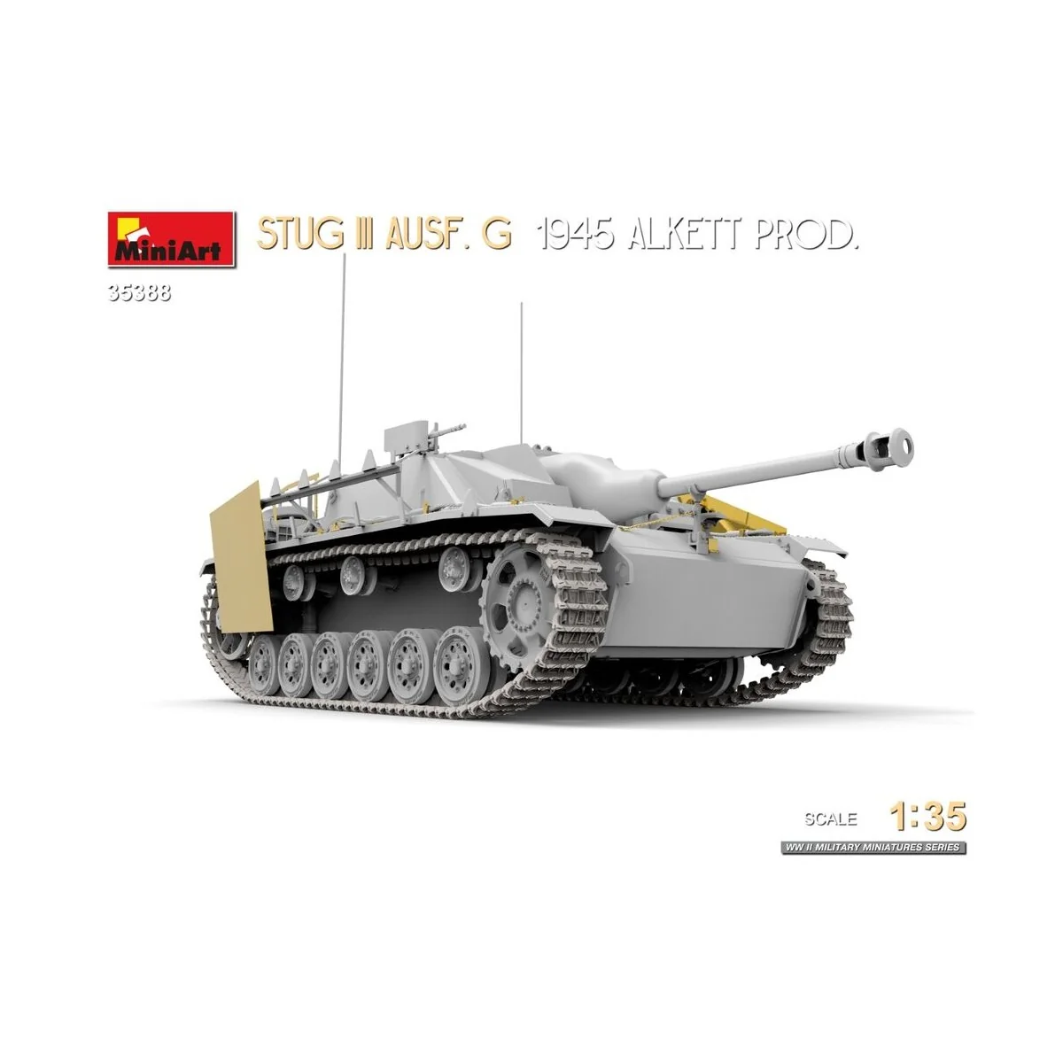 StuG III Ausf. G 1945 Alkett Prod., 1/35 - MiniArt 35388