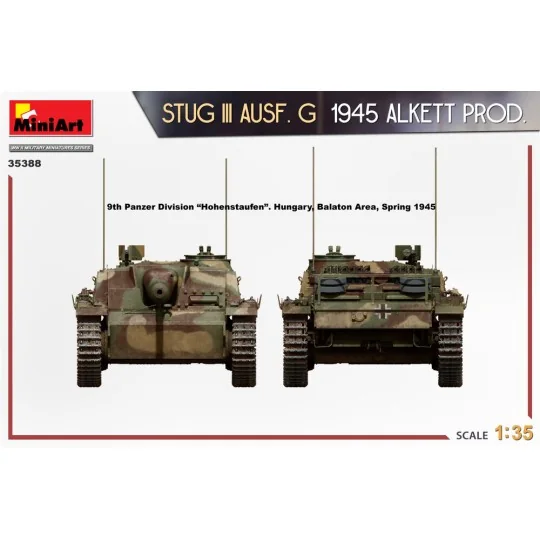 StuG III Ausf. G 1945 Alkett Prod., 1/35 - MiniArt 35388