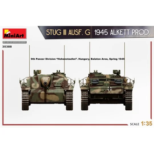 StuG III Ausf. G 1945 Alkett Prod., 1/35 - MiniArt 35388