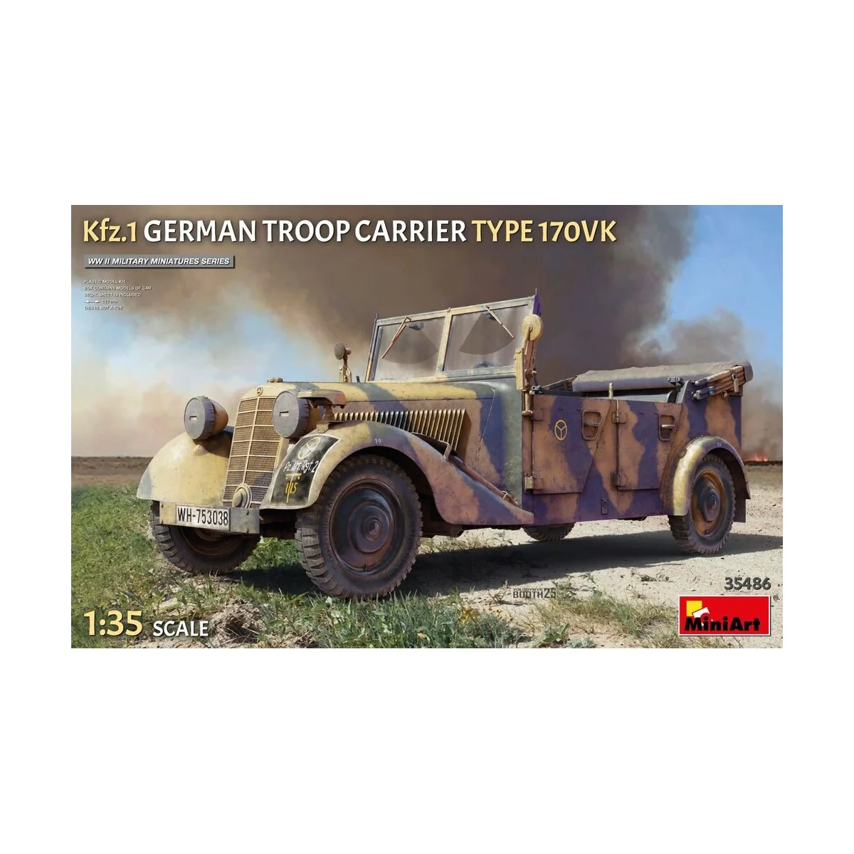 Kfz.1 German Troop Carrier Type 170VK, 1/35 - MiniArt 35486