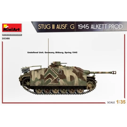 StuG III Ausf. G 1945 Alkett Prod., 1/35 - MiniArt 35388