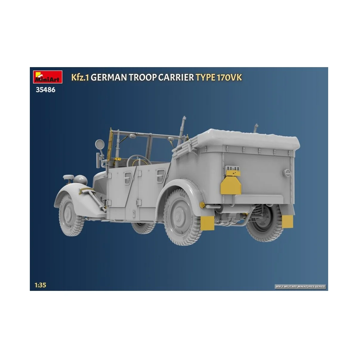 Kfz.1 German Troop Carrier Type 170VK, 1/35 - MiniArt 35486