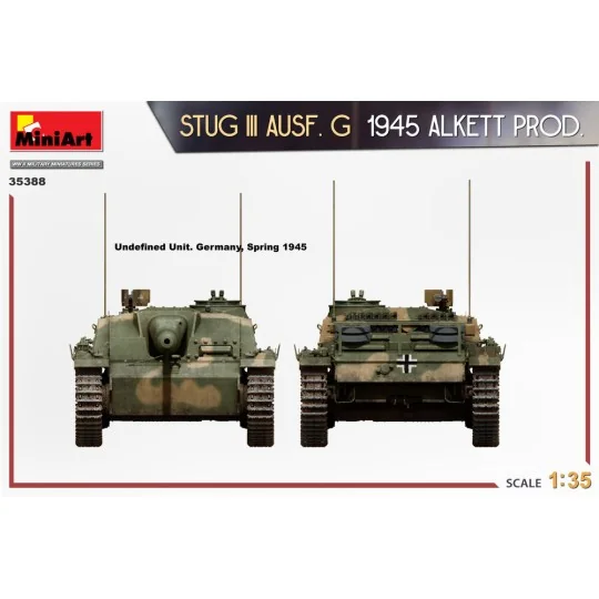 StuG III Ausf. G 1945 Alkett Prod., 1/35 - MiniArt 35388