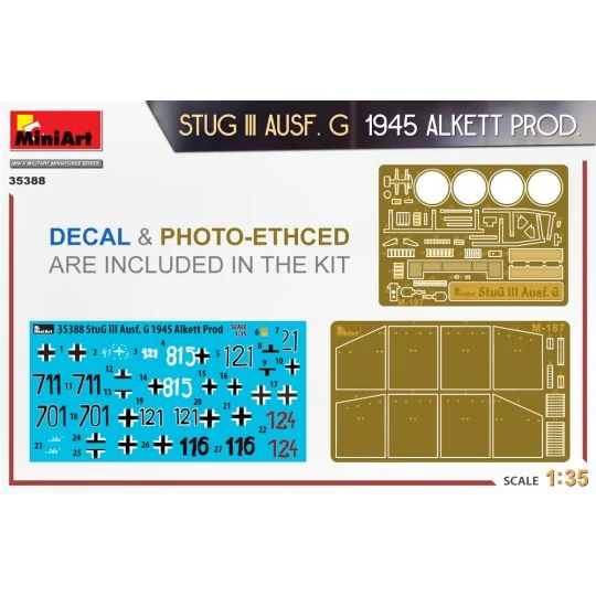 StuG III Ausf. G 1945 Alkett Prod., 1/35 - MiniArt 35388