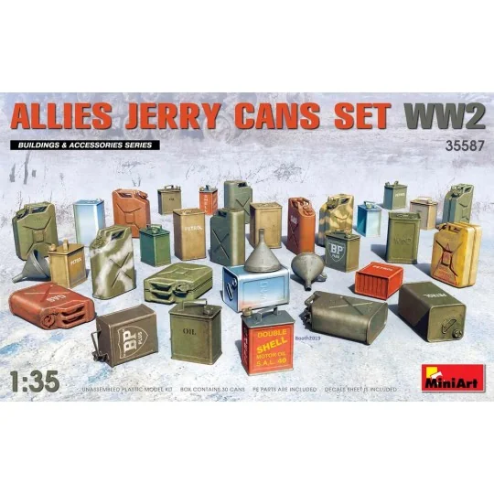 Allies Jerry Cans Set WW2, 1/35 - MiniArt 35587