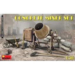 Concrete Mixer Set, 1/35 - MiniArt 35593