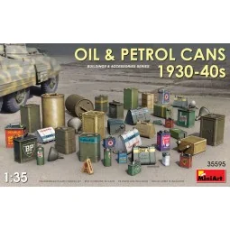 Oil & Petrol Cans 1930-40s, 1/35 - MiniArt 35595