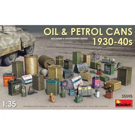 Oil & Petrol Cans 1930-40s, 1/35 - MiniArt 35595