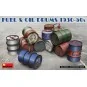 Fuel & Oil Drums 1930-50s, 1/35 - MiniArt 35613