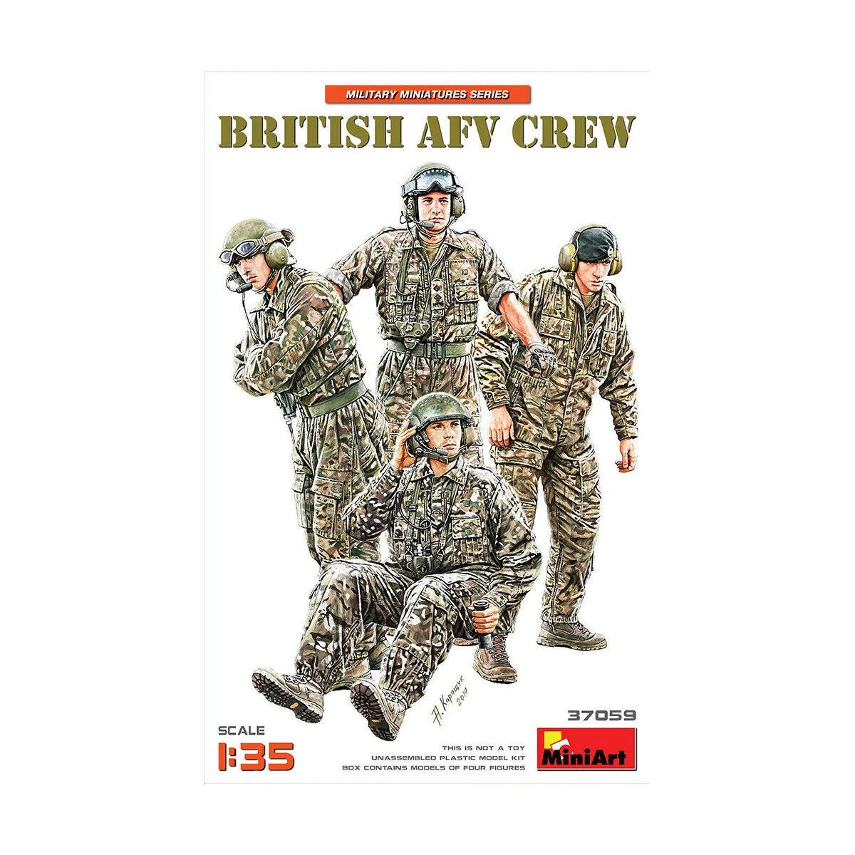 British AFV Crew, 1/35 - MiniArt 37059