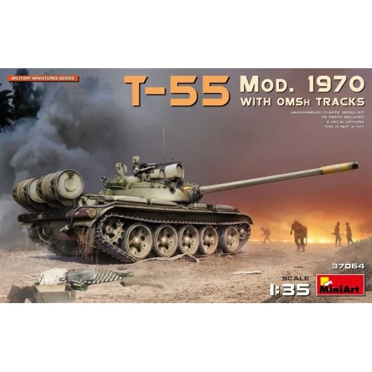 T-55 Mod. 1970 w/OMSh Tracks, 1/35 - MiniArt 37064