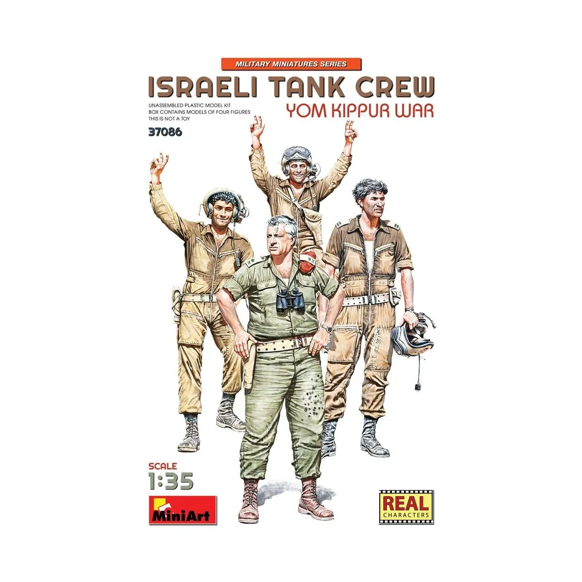 Israeli Tank Crew. Yom Kippur War, 1/35 - MiniArt 37086